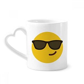 Dıythinker 340 ml Güneş Gözlüğü Soğuk Sarı Sevimli Online Sohbet Kahve Kupası