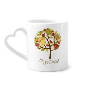 Dıythinker 340 ml Happy Easter Din Festivali Yumurta Ağacı Kahve Kupası