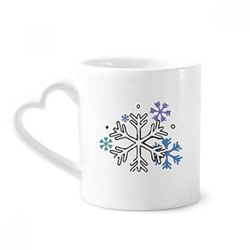 Dıythinker 340 ml Hava Koşulları Kış Kar İllüstrasyon Desenli Kahve Kupası