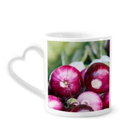 Dıythinker 340 ml Kalp Saplı Resim Taze Sıcaklıklı Vageable Soğan Kahve Kupaları Seramik Kupa