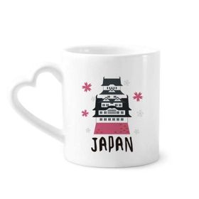 Dıythinker 340 ml Kalp Saplı Yerel Japon Seyahat Kültürü İnşaat Kahve Kupaları Seramik Kupa