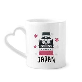 Dıythinker 340 ml Kalp Saplı Yerel Japon Seyahat Kültürü İnşaat Kahve Kupaları Seramik Kupa