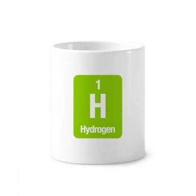 Dıythinker 350 ml 9x8 cm Beyaz H Hidrojen Kimyasal Element Bilim Seramik Kupa