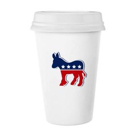 Dıythinker 350 ml America Amerika Birleşik Devletleri Eşek Amblemi Demokrat Parti Klasik Kupa