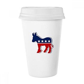 Dıythinker 350 ml America Amerika Birleşik Devletleri Eşek Amblemi Demokrat Parti Klasik Kupa