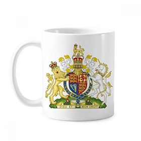 Dıythinker 350 ml Aslan Tek Boynuzlu At Tacı Britanya Ulusal Amblemi İngiltere Klasik Kupa