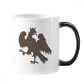 Dıythinker 350 ml Avrupa Hayvanları Ulusal Amblemi Uçurma Kartal Renk Kupa