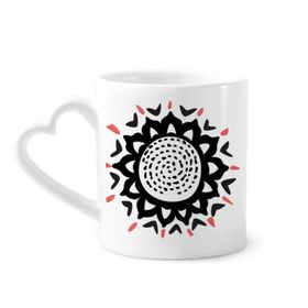 Dıythinker 350 ml Ayçiçeği Silüeti Meksika Totems Kutlamak Kupaları Seramik Kupa