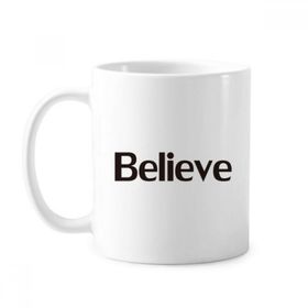 Dıythinker 350 ml Believe Kelime İlham Verici Sözler Klasik Kupa
