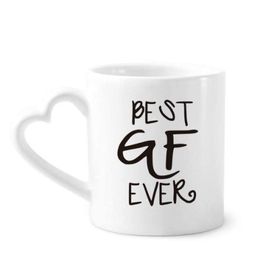 Dıythinker 350 ml Best BF Ever Sevgililer Günü Aşk Kupaları Seramik Kupa