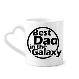 Dıythinker 350 ml Best Dad In The Galaxy Alıntı Babalar Günü Kupaları Seramik Kupa