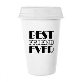 Dıythinker 350 ml Best Friend Ever Alıntı Klasik Kupa
