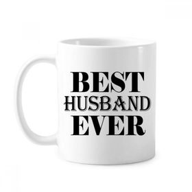 Dıythinker 350 ml Best Husband Ever Alıntı Klasik Beyaz Çömlekçilik Seramik Kupa