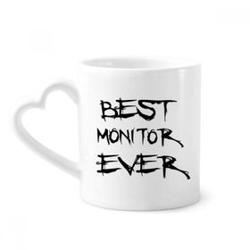 Dıythinker 350 ml Best Moniter Ever Mezuniyet sezonu Kupaları Seramik Kupa Seramik Kupa