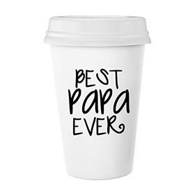 Dıythinker 350 ml Bless For Father Best Papa Ever Kelimeler Sözler Aile Klasik Kupa