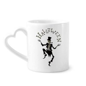 Dıythinker 350 ml Cadılar Bayramı Hayalet Korku Kafatası Kupaları Seramik Kupa