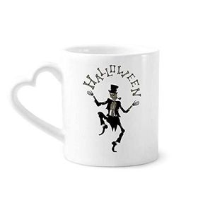 Dıythinker 350 ml Cadılar Bayramı Hayalet Korku Kafatası Kupaları Seramik Kupa