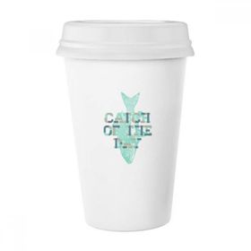 Dıythinker 350 ml Catch Blue Fish Klasik Kupa