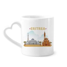 Dıythinker 350 ml City Castle Building Eritre Kupaları Seramik Kupa