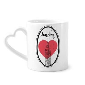 Dıythinker 350 ml City London Britanya Big Ben Love Kupaları Seramik Kupa Seramik Kupa
