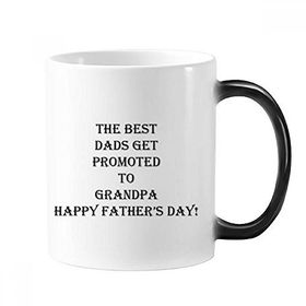 Dıythinker 350 ml Dad Promoted To Grandpa Babalar Festivali Alıntı Değişen Renk Kupa