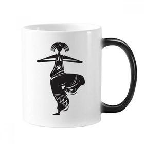Dıythinker 350 ml Dance Celebrate Silhouette Meksika Meksika Renk Kupa