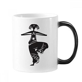 Dıythinker 350 ml Dance Celebrate Silhouette Meksika Meksika Renk Kupa