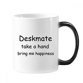 Dıythinker 350 ml Deskmate Take A Hand Bring Me Happiness Season Morphing Isıya Duyarlı Değişen Renk Kupa