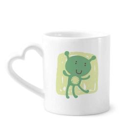 Dıythinker 350 ml Evren ve Uzaylı Grafiti Uzaylı Kupaları Seramik Kupa