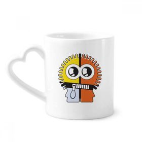 Dıythinker 350 ml Evren ve Uzaylı Üç Renkli Uzaylı Kupaları Seramik Kupa