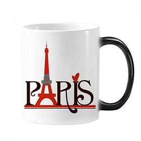 Dıythinker 350 ml Eyfel Kulesi Paris Fransa Ülke Şehir Kültürü Renk Kupa