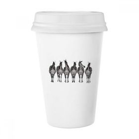 Dıythinker 350 ml Farklı Aksiyon zebra Hayvan Klasik Kupa