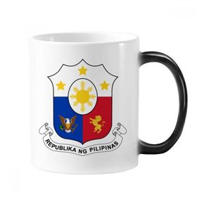 Dıythinker 350 ml Filipinler Asya Ulusal Amblemi Değişen Renk Kupa