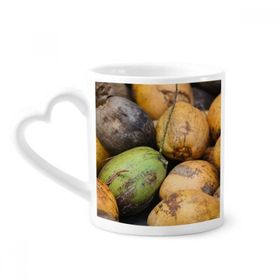Dıythinker 350 ml Fresh Papaya Resim Doğa Fotoğrafı Kupaları Seramik Kupa
