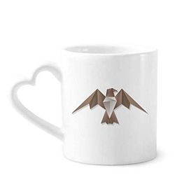 Dıythinker 350 ml Geometrik Soyut Kartal Origami Desenli Kupaları Seramik Kupa