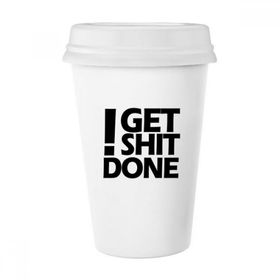 Dıythinker 350 ml Get Shit Done Alıntı Klasik Kupa