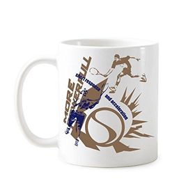 Dıythinker 350 ml Grafiti Sokak Kültürü Güçlü Tenis Oyuncuları İllüstrasyon Desen Klasik Kupa