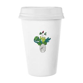 Dıythinker 350 ml Horus Botanik Mumya Bitkisi Kaktüs Klasik Kupa