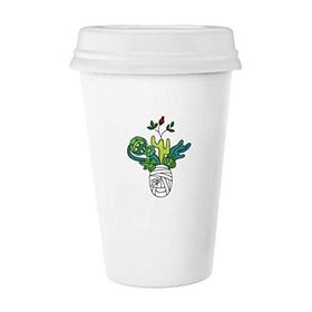 Dıythinker 350 ml Horus Botanik Mumya Bitkisi Kaktüs Klasik Kupa