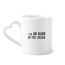 Dıythinker 350 ml I Am An Alien In The Dream Kupaları Seramik Kupa
