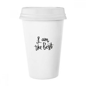 Dıythinker 350 ml I Am The Best Quote Klasik Kupa