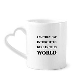 Dıythinker 350 ml I Am The Introverted Girl Kupaları Seramik Kupa