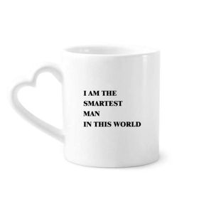 Dıythinker 350 ml I Am The Smartest Man Kupaları Seramik Kupa