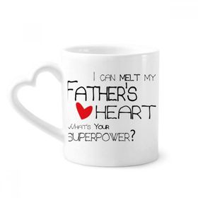 Dıythinker 350 ml I Can Melt My Father's Heart Best Papa Love Kupaları Seramik Kupa