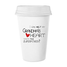 Dıythinker 350 ml I Can Melt My Grandmaã¢Â'¬Ëœs Heart Best Nine Nana Love Klasik Kupa