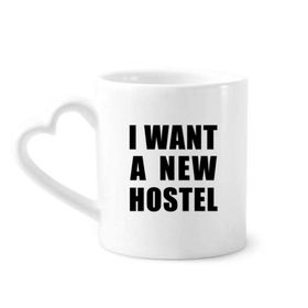 Dıythinker 350 ml I Want A New Hostel Kupaları Seramik Kupa