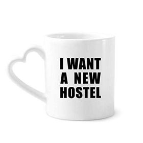 Dıythinker 350 ml I Want A New Hostel Kupaları Seramik Kupa