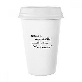 Dıythinker 350 ml Impossible Possible Quote Klasik Kupa