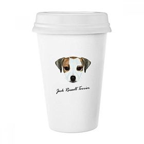 Dıythinker 350 ml Jack Russell Terrier Köpek Evcil Hayvan Klasik Kupa