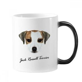 Dıythinker 350 ml Jack Russell Terrier Köpek Evcil Hayvan Renk Kupa